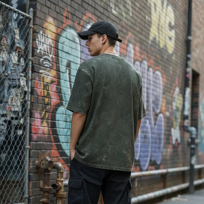 ACID WASHED OVERSIZED TEE – STREETWEAR EDITION