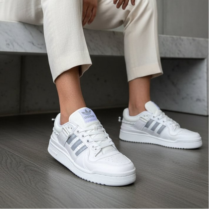 Adidas Bad Bunny Girls Forum Grey Sneakers – Top Premium Quality Stylish Comfort | neomarketshop
