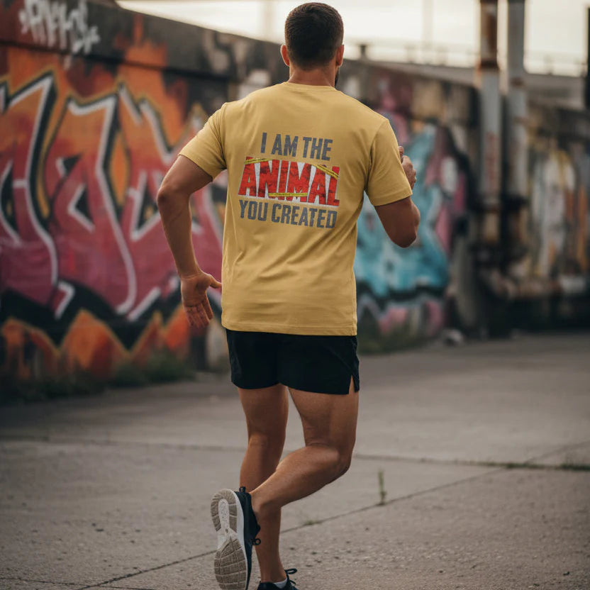 Men Classic Crew Gym T-Shirt | 100% Cotton | 180 GSM Lightweight Comfort