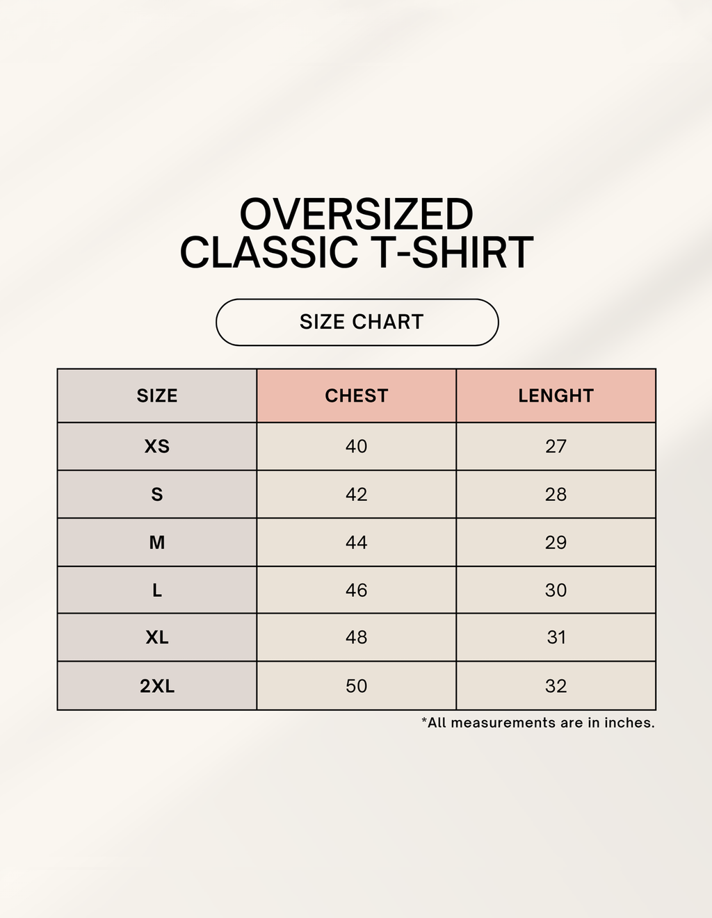 240 gsm heavyweight oversized t shirt