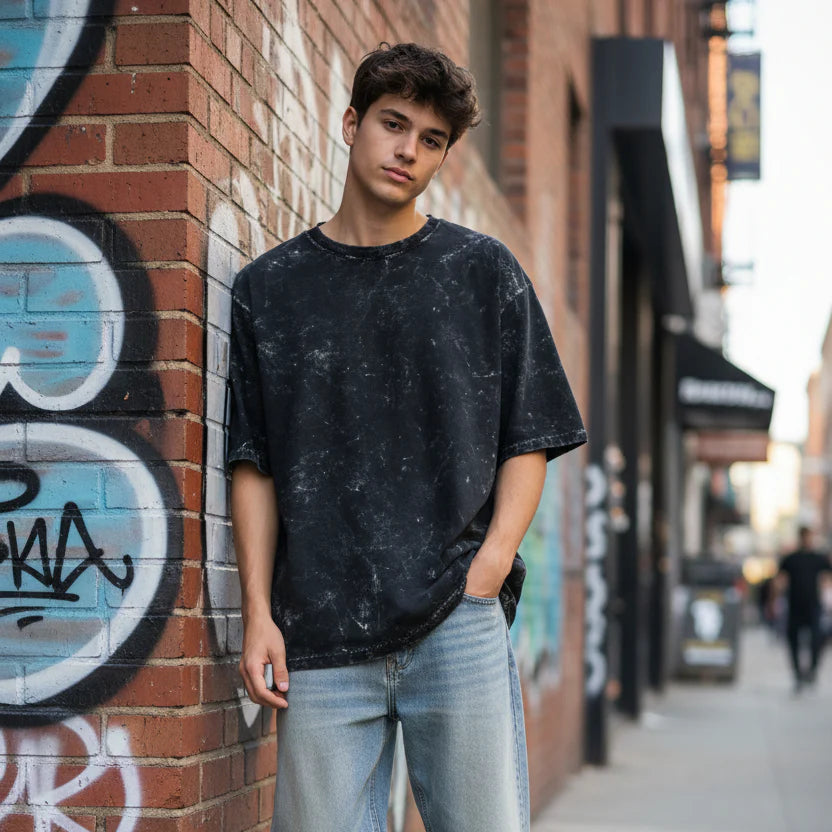 ACID WASHED OVERSIZED TEE – STREETWEAR EDITION