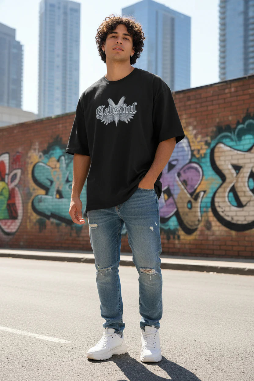 Mens 260 GSM Terry-Knit Premium Oversized Sweat Tee | neomarketshop