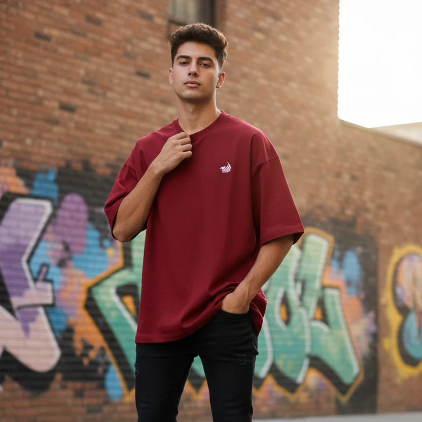 Oversized Terry-Knit Premium T-Shirt | 260 GSM Cotton-Blend Unisex Tee | neomarketshop