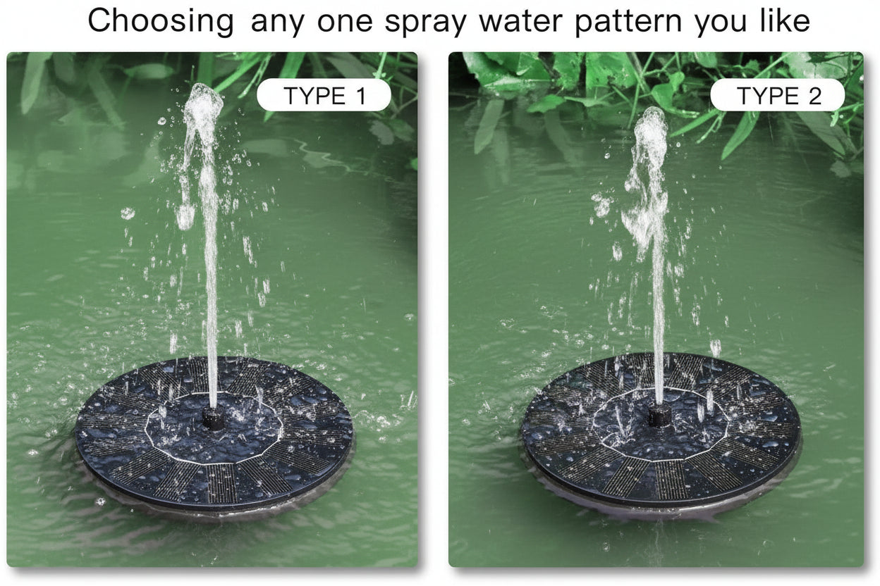 Fountain Solar Power Floating Water Pump for Pool Pond Garden | neomarketshop