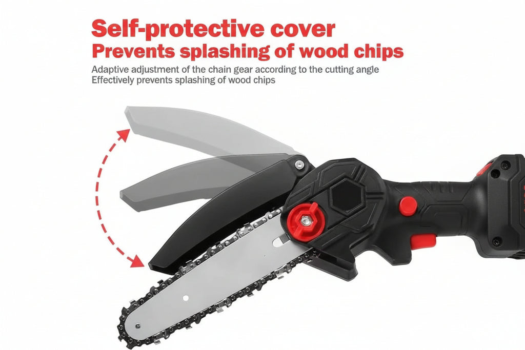 Cordless Battery Powered Electric Chainsaw for Tree Trimming, Wood Cutting | neomarketshop