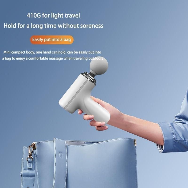 Gun Massager for Pain Relief with ergonomic design for deep tissue massage and muscle relaxation at home or gym