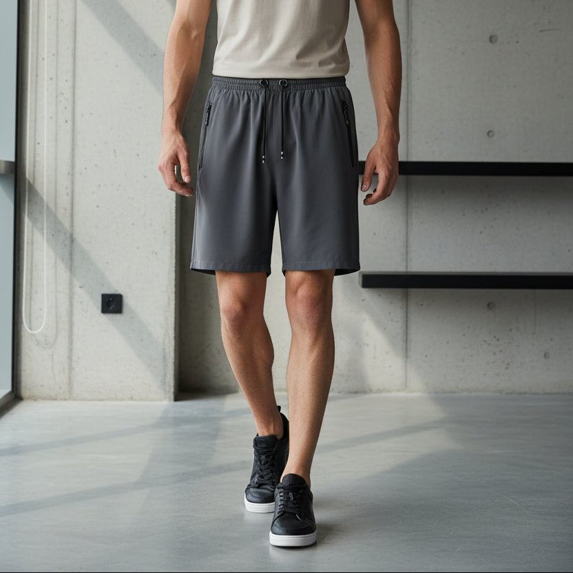 Men’s Stretchable Cotton Casual Shorts – Multicolor pack of 4 with comfortable fit, breathable fabric, and everyday wear.