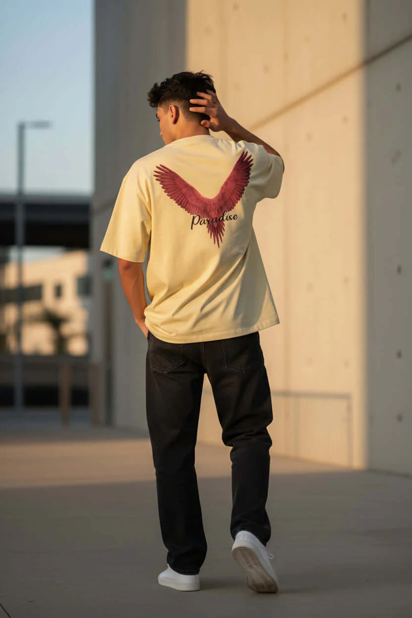 Urban Drift – Men’s 180 GSM Oversized Cotton T-Shirt
