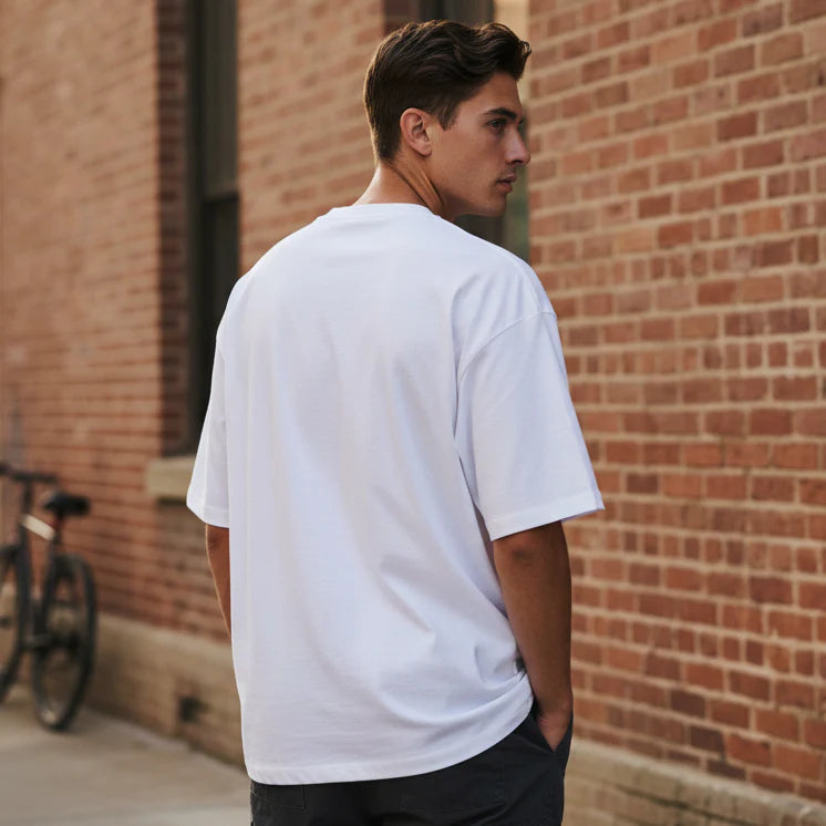 Oversized Terry-Knit Premium T-Shirt | 260 GSM Cotton-Blend Unisex Tee | neomarketshop