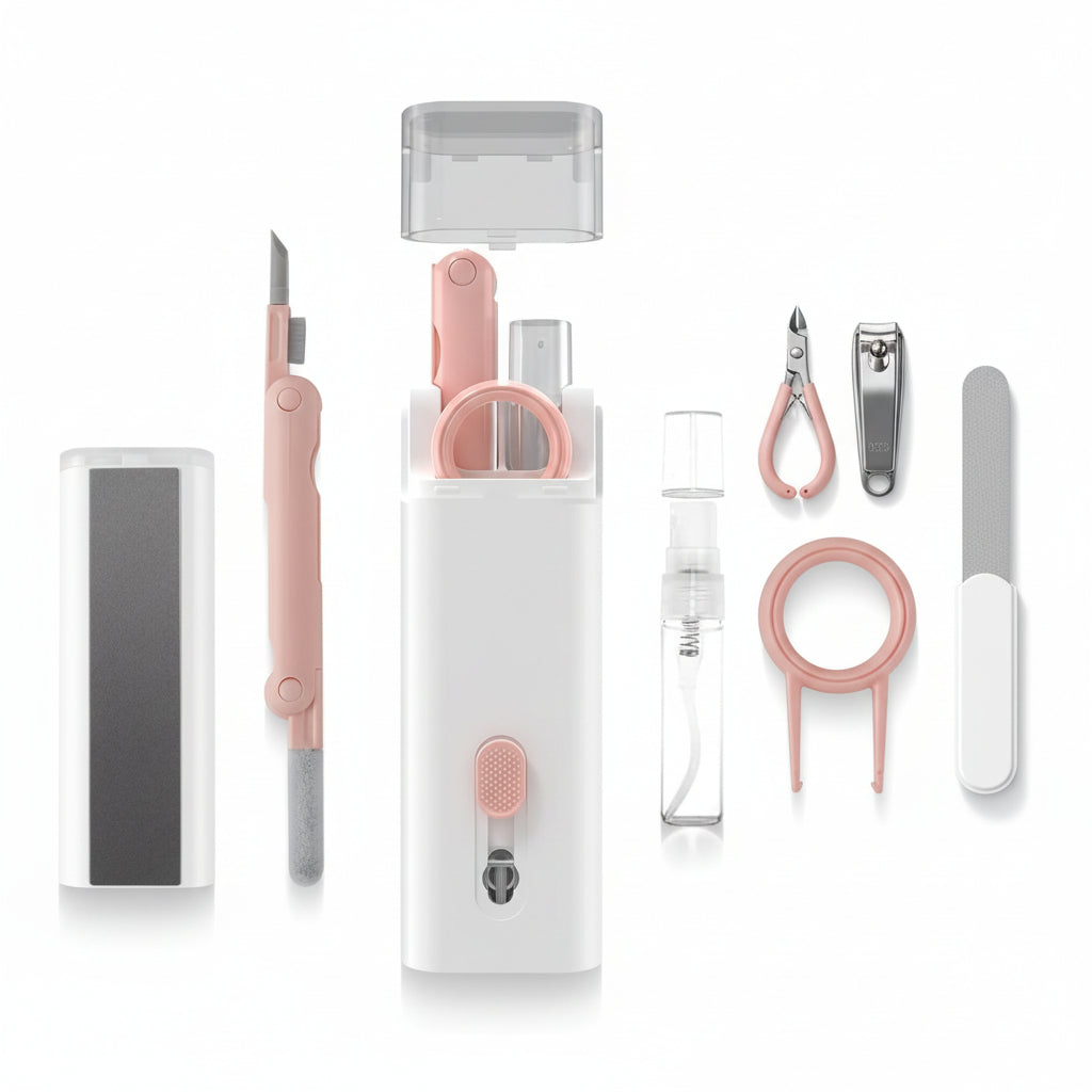 7 in 1 Electronic Cleaner Kit with Brush – Multi-purpose cleaning tools for gadgets, keyboards, laptops, and electronics.