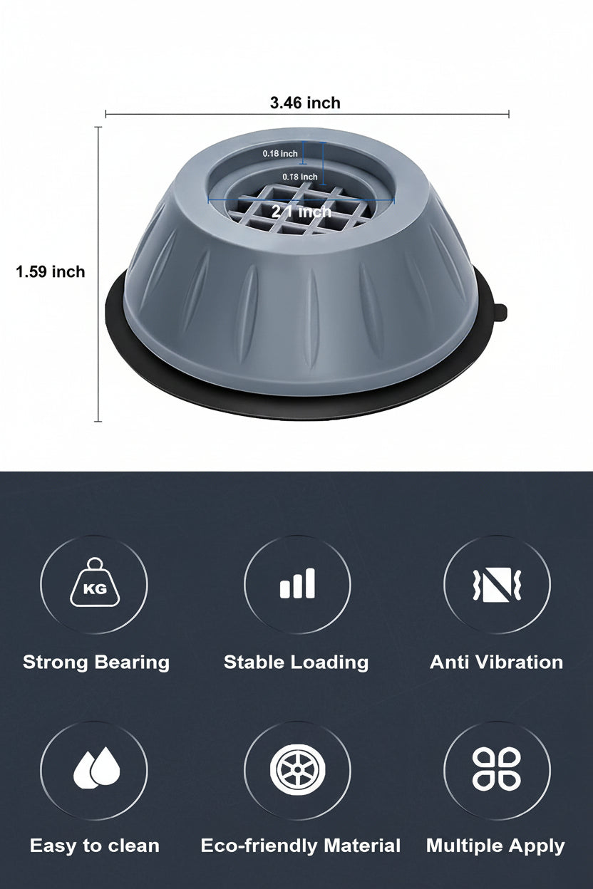 Anti-Vibration Washer Pads (4 Pcs)  | neomarketshop