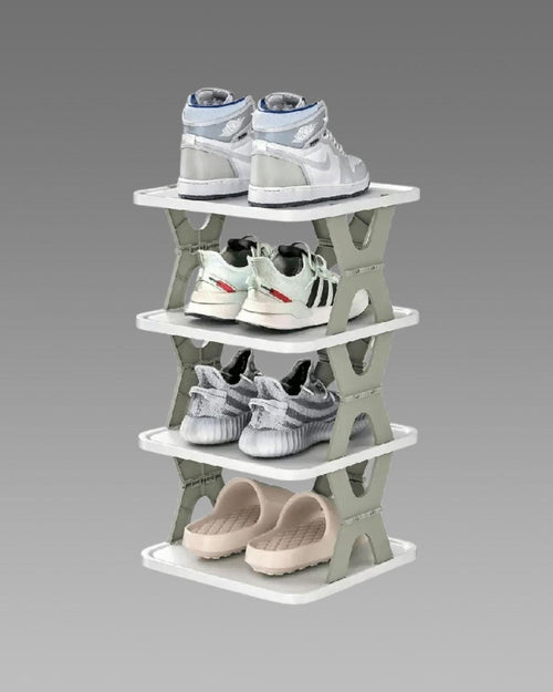 4 Layer Shoes Organizer Rack for storing and organizing shoes efficiently, perfect for home closets and entryways