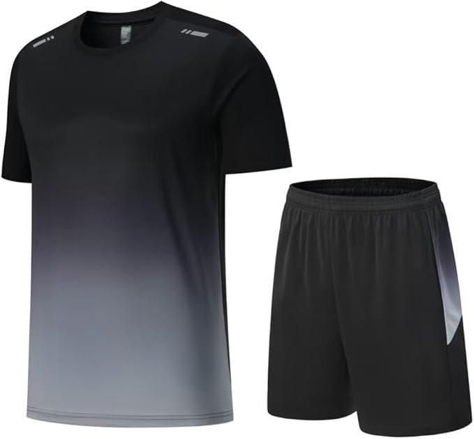 Men’s Jersey T-Shirt & Bottom Set – Slim fit sportswear combo with comfortable fabric, lightweight design, and casual style.