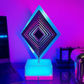 3D 360 Rotating Square Night Light | neomarketshop