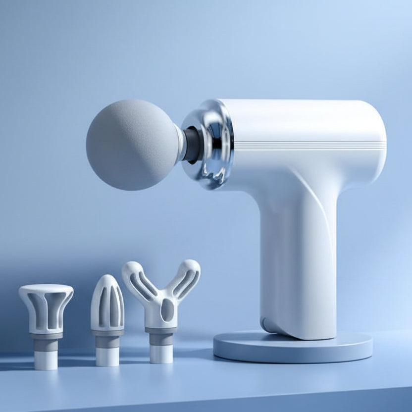 Gun Massager for Pain Relief with ergonomic design for deep tissue massage and muscle relaxation at home or gym