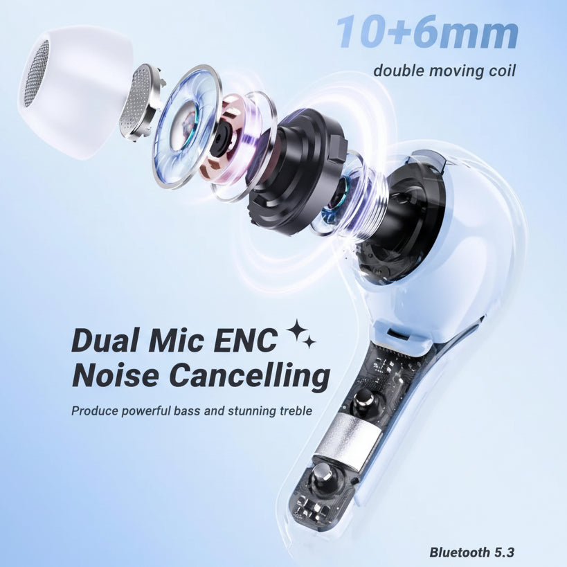 Ultrapods Pro TWS Earbuds – Premium wireless Bluetooth earphones with clear sound, long battery, and comfortable fit.