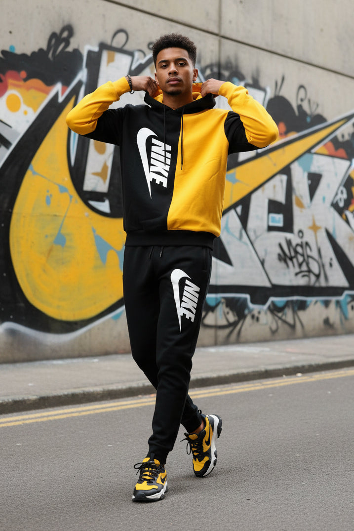 Men’s Lycra Printed Full-Sleeve Regular Fit Track Suit – Comfortable, lightweight, and stylish activewear for daily workouts.