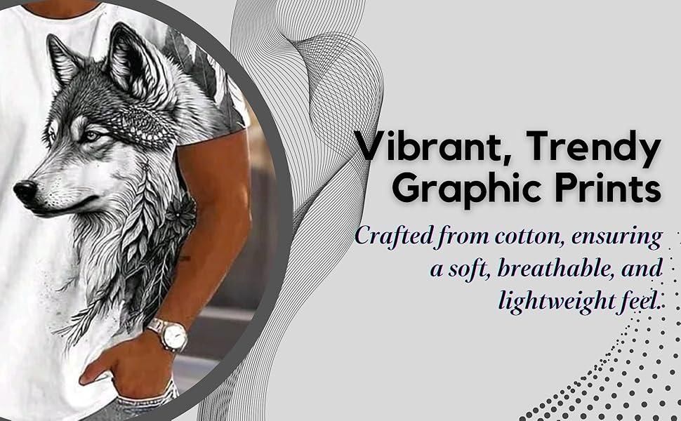 Men’s Waffle Knit Printed Crew-Neck T-Shirt – Regular Fit | neomarketshop