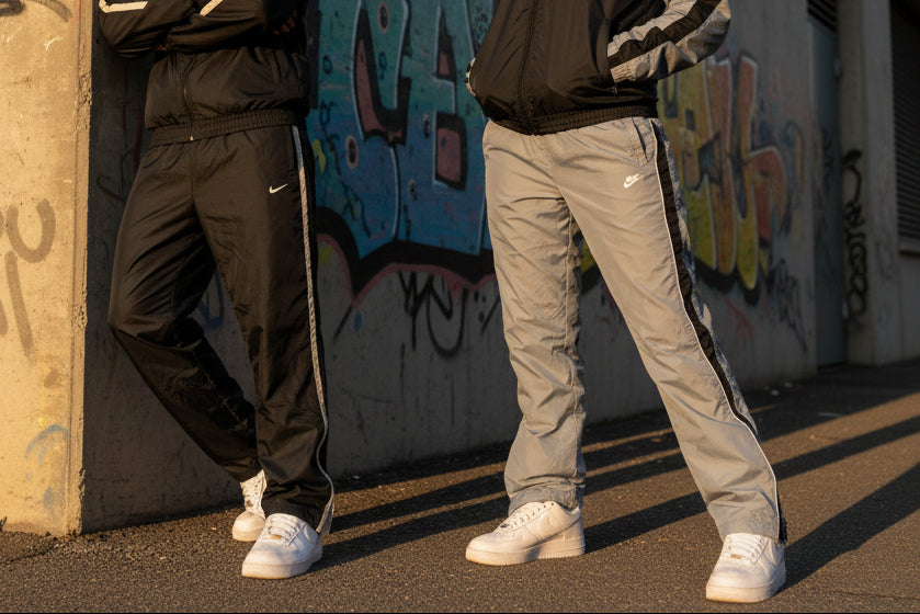 Men’s Oversized Lycra Sports Track Pants – Pack of 2, comfortable, durable, and lightweight for workouts or casual wear.