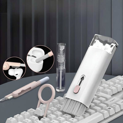 7 in 1 Electronic Cleaner Kit with Brush – Multi-purpose cleaning tools for gadgets, keyboards, laptops, and electronics.