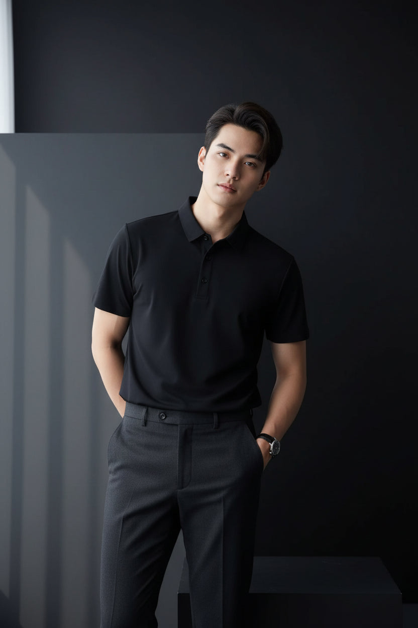 Men’s Poly Cotton Solid Polo T-Shirts – Pack of 4 | Regular Fit | neomarketshop