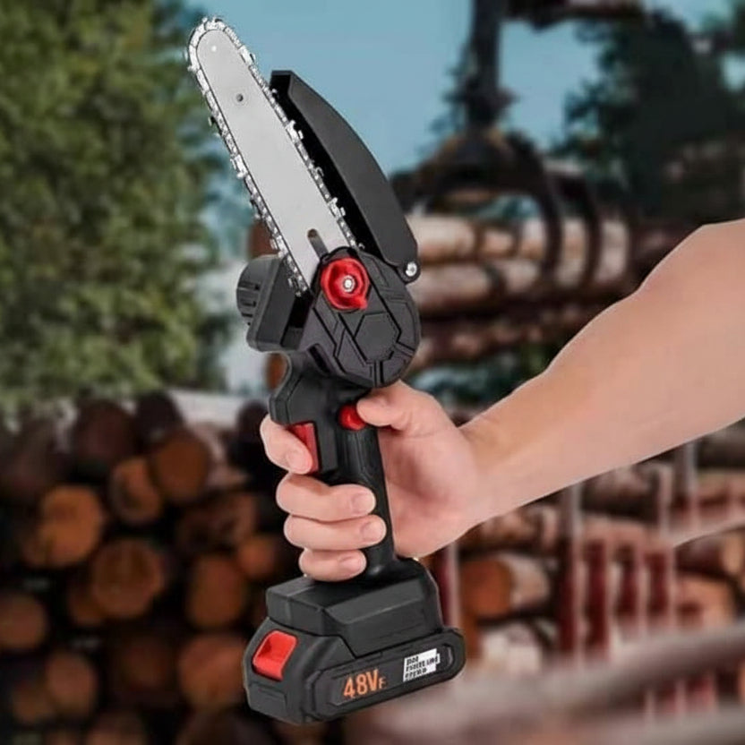 Cordless Battery Powered Electric Chainsaw for Tree Trimming, Wood Cutting | neomarketshop