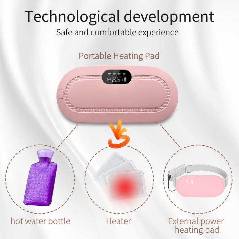 Portable Cordless Heating Pad Warm Palace Belt for Women and Girls for soothing warmth and pain relief at home or on the go