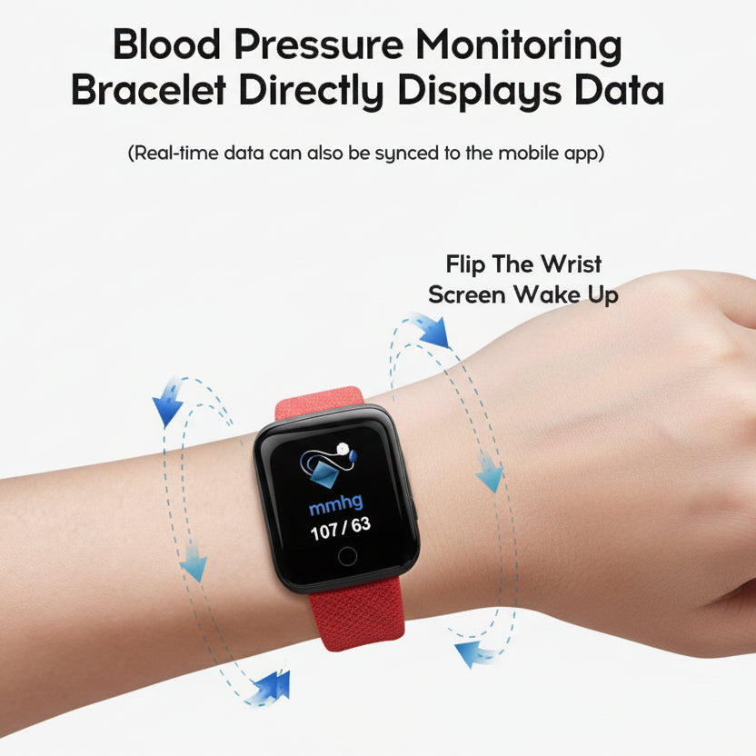 ID116 Plus Smart Fitness Tracker Smartwatch 