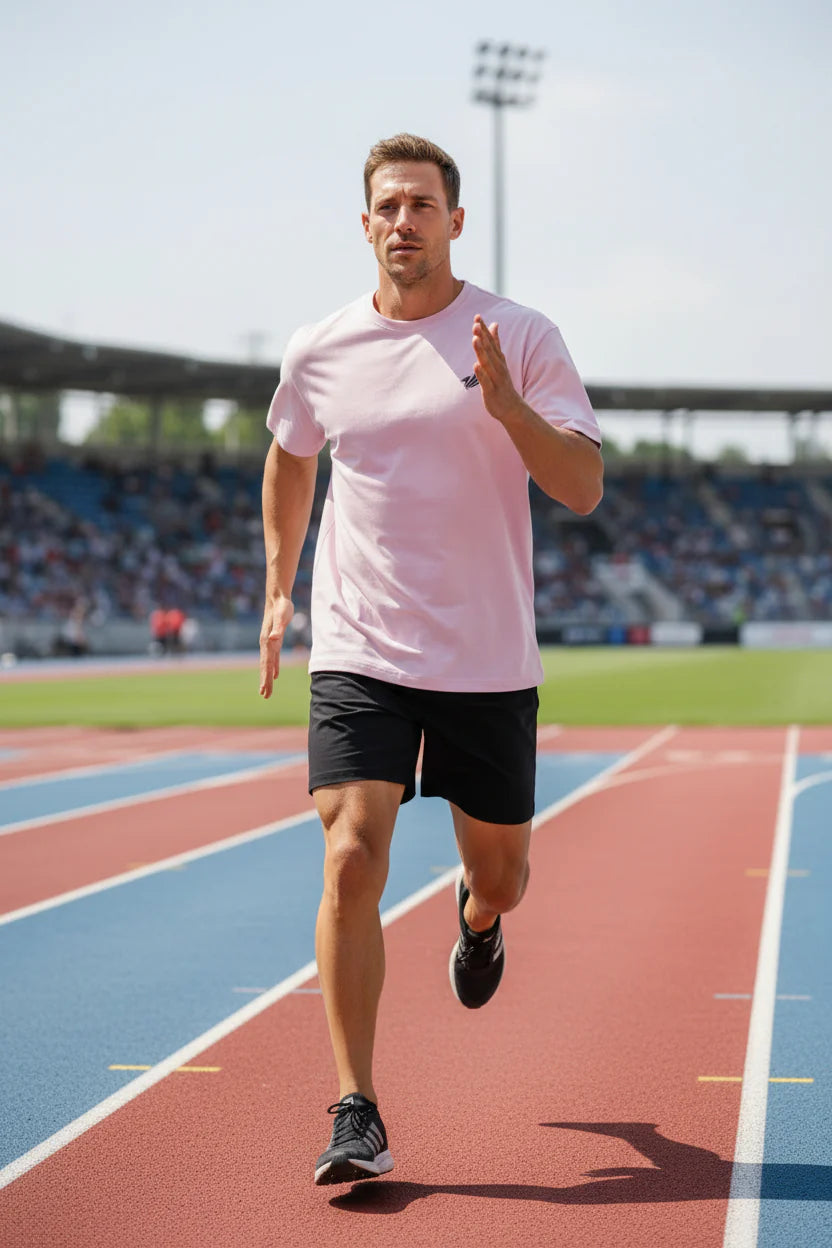 Men Classic Crew Gym T-Shirt | 100% Cotton | 180 GSM Lightweight Comfort