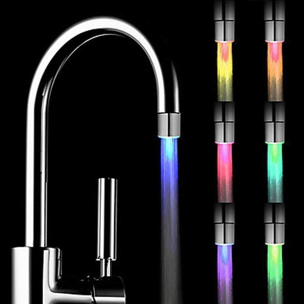 Color LED Light Changing Glow Sensor Water Faucet Tap | neomarketshop