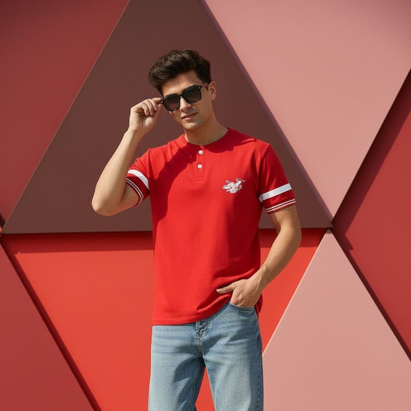 Men’s Solid Matty Polo Neck T-Shirt – Pack of 4 | Regular Fit | neomarketshop