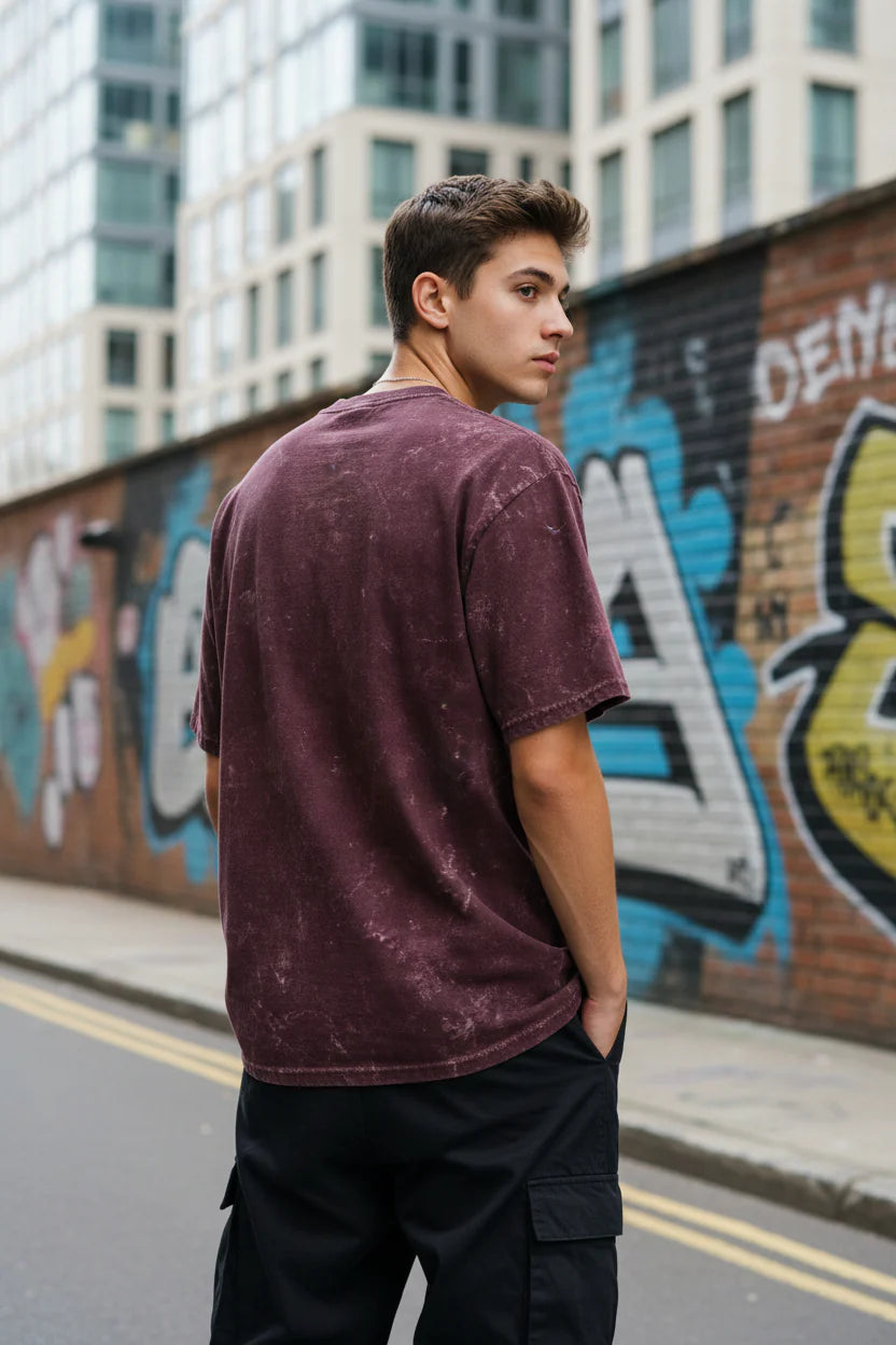 ACID WASHED OVERSIZED TEE – STREETWEAR EDITION
