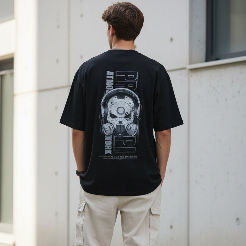 Oversized Classic T-Shirt 100% Cotton 240 GSM with soft breathable fabric and relaxed fit for comfortable casual wear