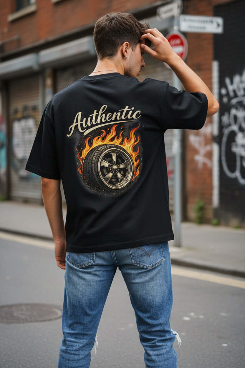 urban drift oversized t shirt for men 180 gsm cotton