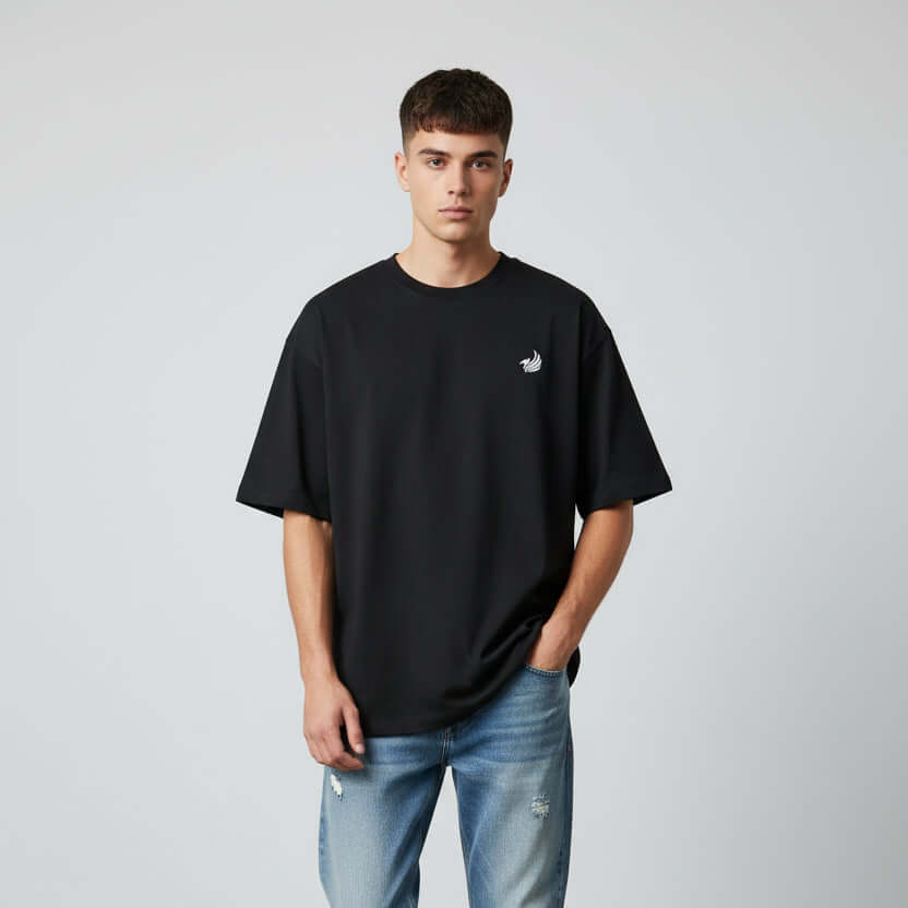 urban drift oversized t shirt for men 180 gsm cotton