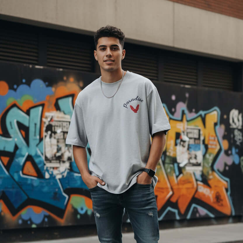 urban drift oversized t shirt for men 180 gsm cotton