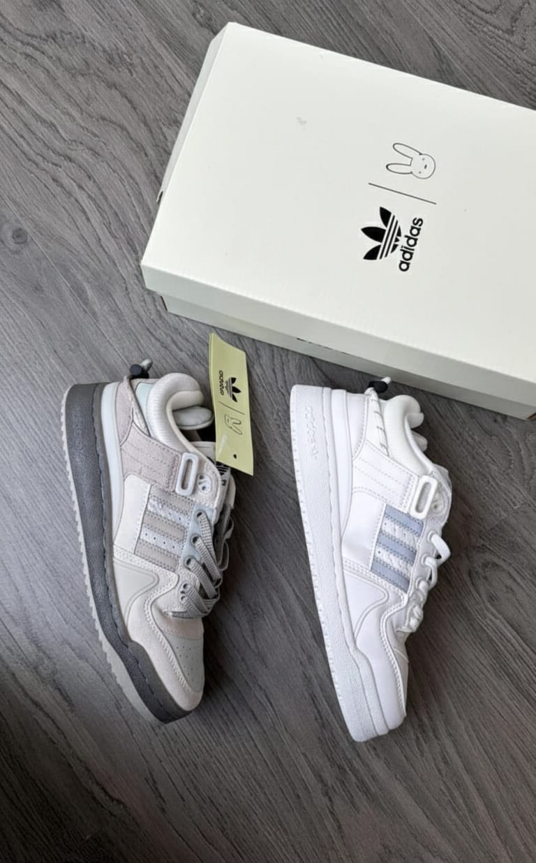 Adidas Bad Bunny Girls Forum Grey Sneakers – Top Premium Quality Stylish Comfort | neomarketshop