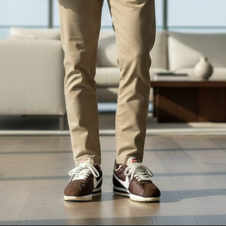 Nike Cortez Suede Brown Girls Sneakers – Premium quality classic sneakers with durable suede, comfort, and stylish design.