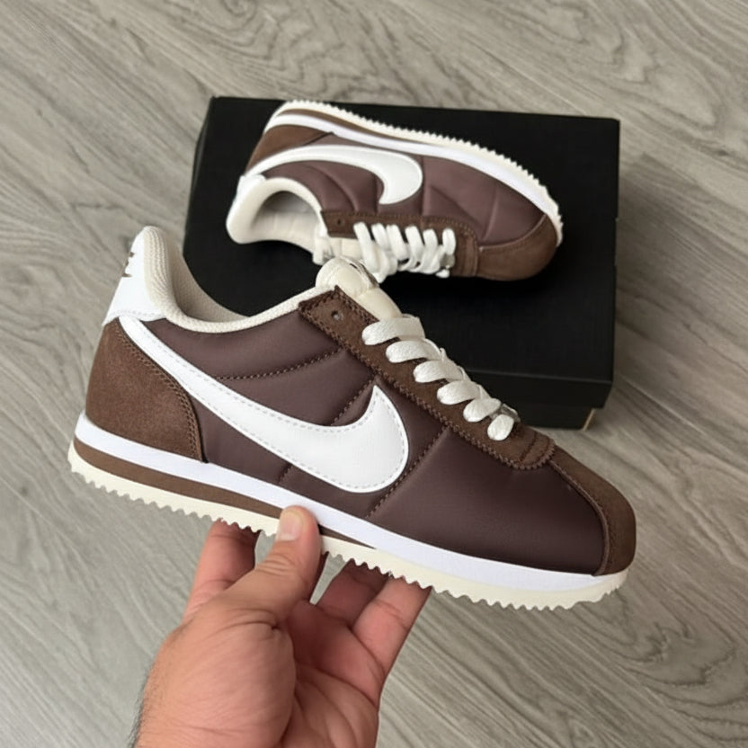 Nike Cortez Suede Brown Girls Sneakers – Premium quality classic sneakers with durable suede, comfort, and stylish design.