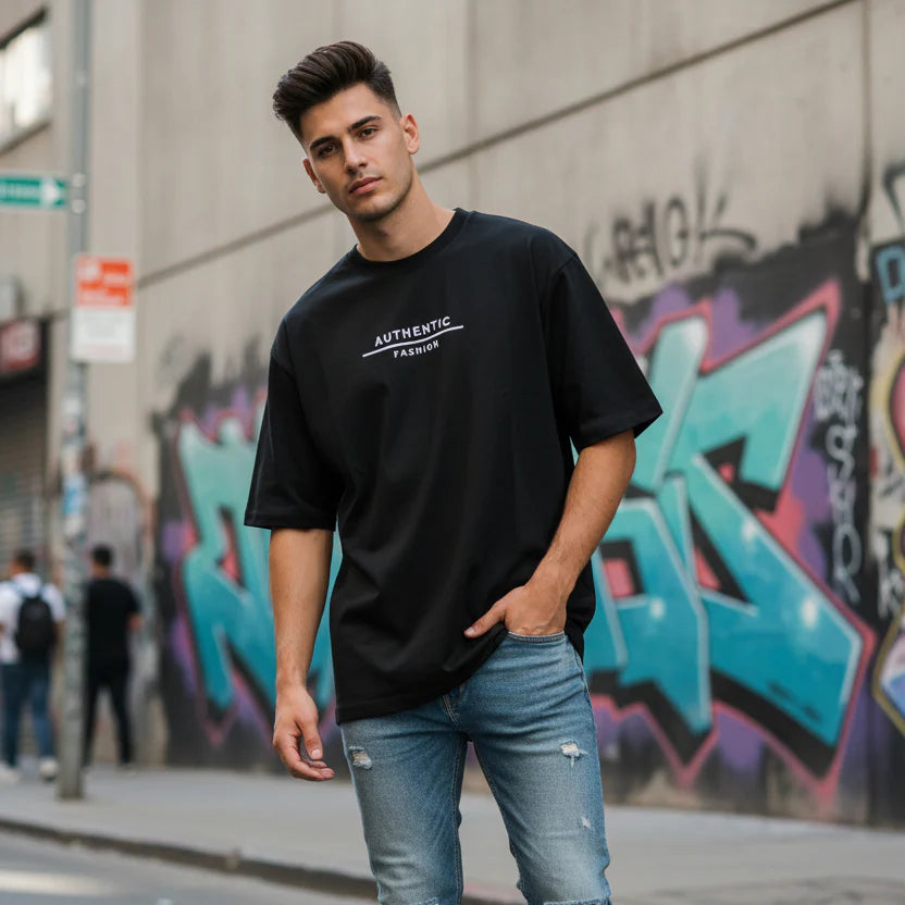 Oversized Classic Cotton T-Shirt | 240 GSM Heavyweight T Shirt