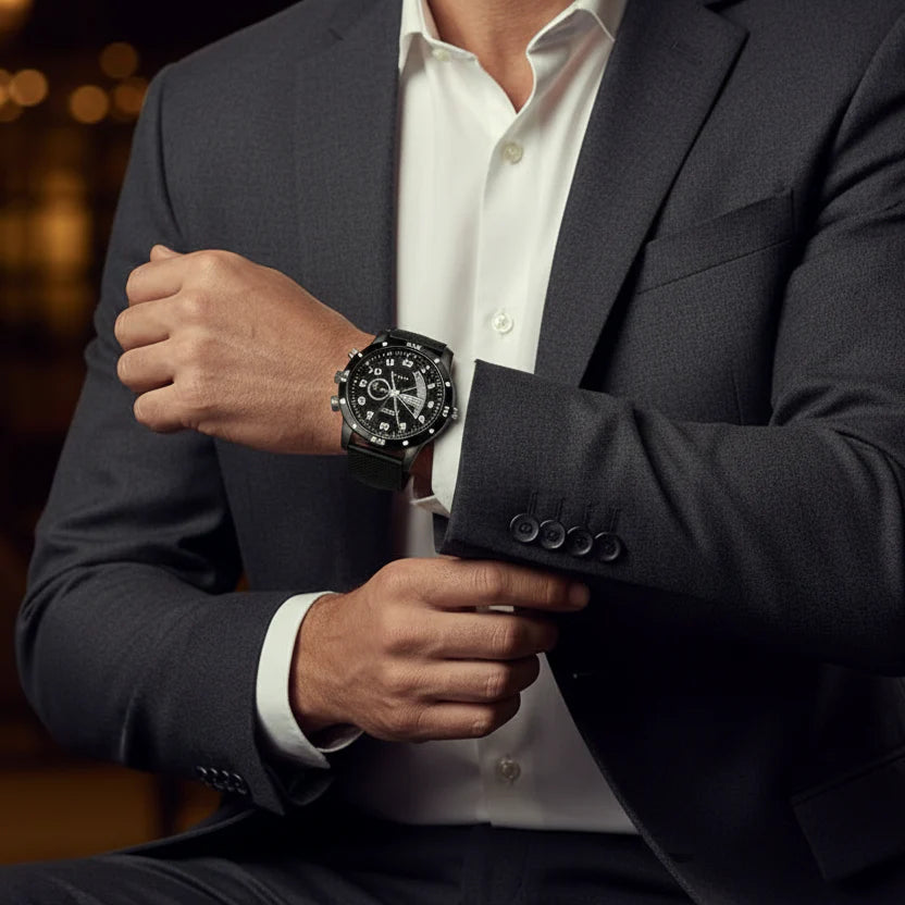 Latest Titan PU Leather Analog Watch Classic Men’s Timepiece with durable leather strap and precise movement for daily and formal wear