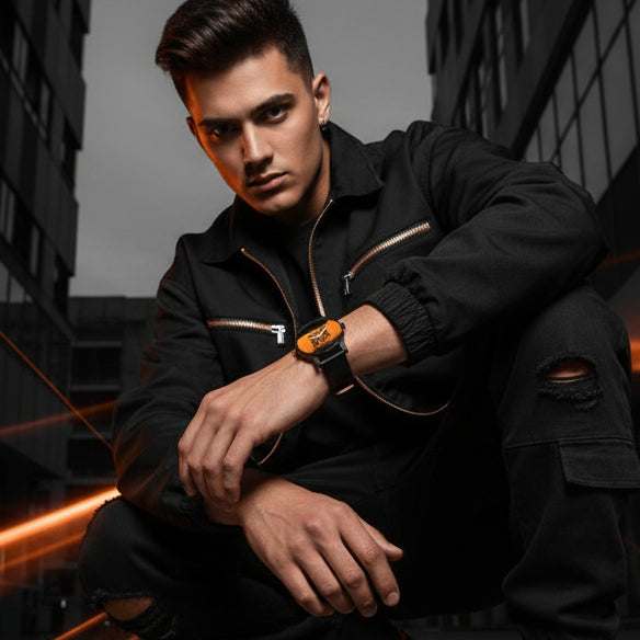 Jack Klein Men’s Resin Watch Stylish and Durable Analog Timepiece with sturdy resin strap and precise movement for daily and formal wear