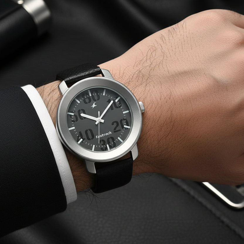 Titan Men's Analog Watch – Classic and stylish stainless‑steel analog watch for men with a refined design that suits both formal and everyday wear. Durable build with quartz movement and easy‑to‑read dial for timeless elegance, perfect as a gift or person