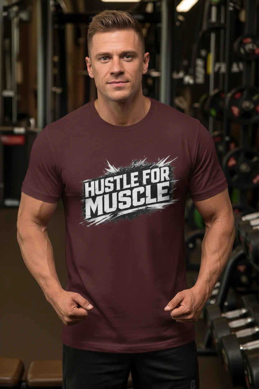 Men Classic Crew Gym T-Shirt | 100% Cotton | 180 GSM Lightweight Comfort