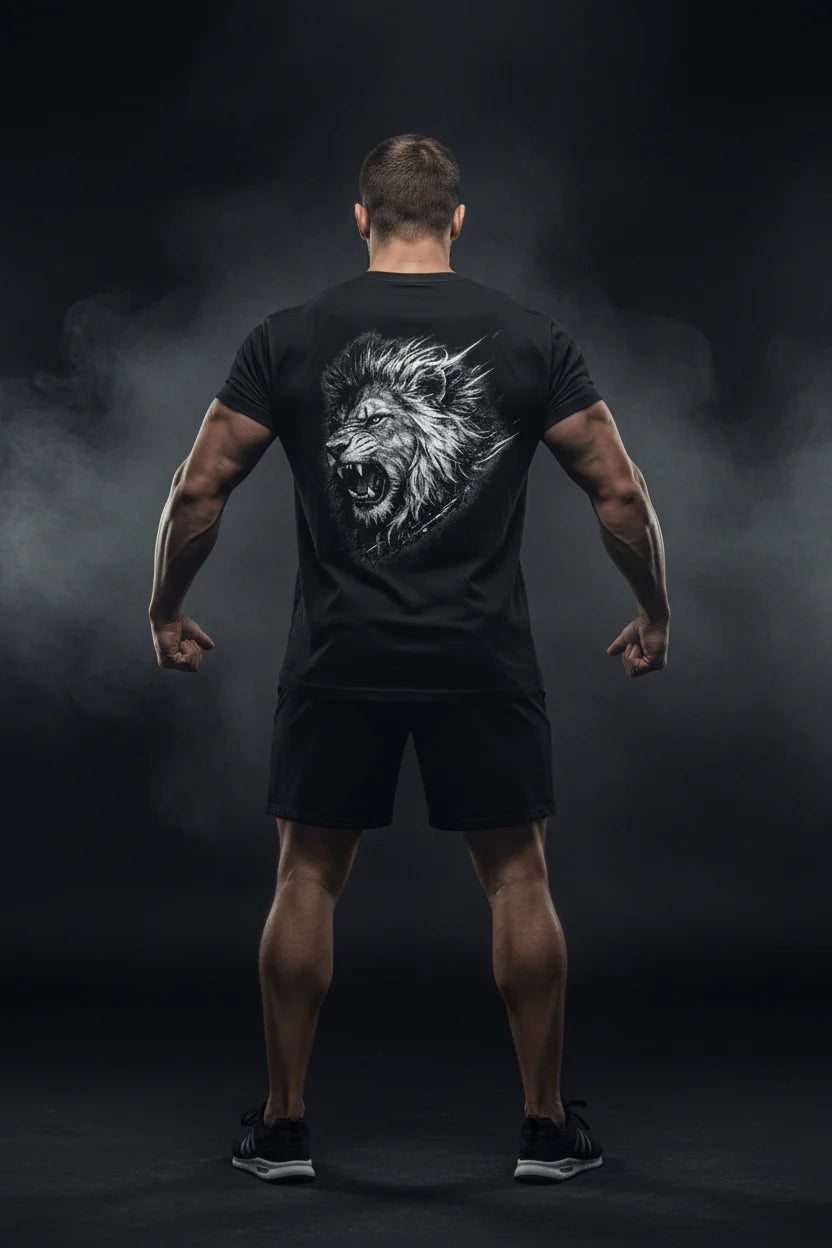 Men Classic Crew Gym T-Shirt | 100% Cotton | 180 GSM Lightweight Comfort