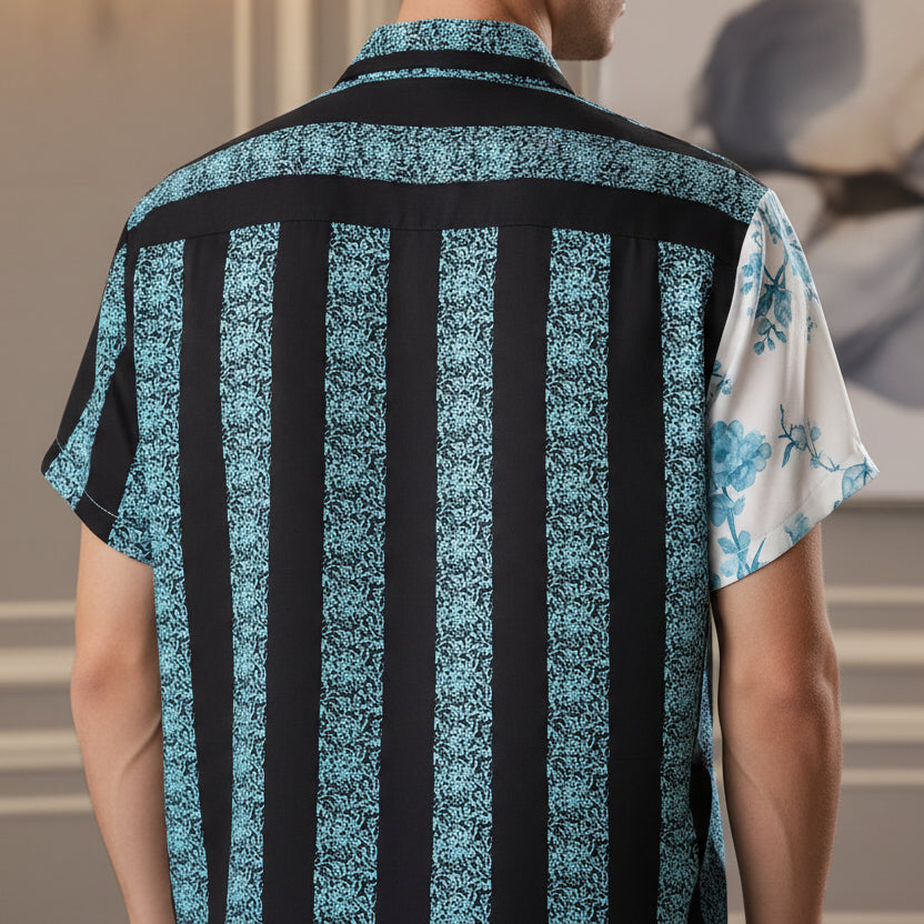 Men Regular Fit Printed Casual Shirt with modern print design and soft breathable fabric for stylish daily and casual wear