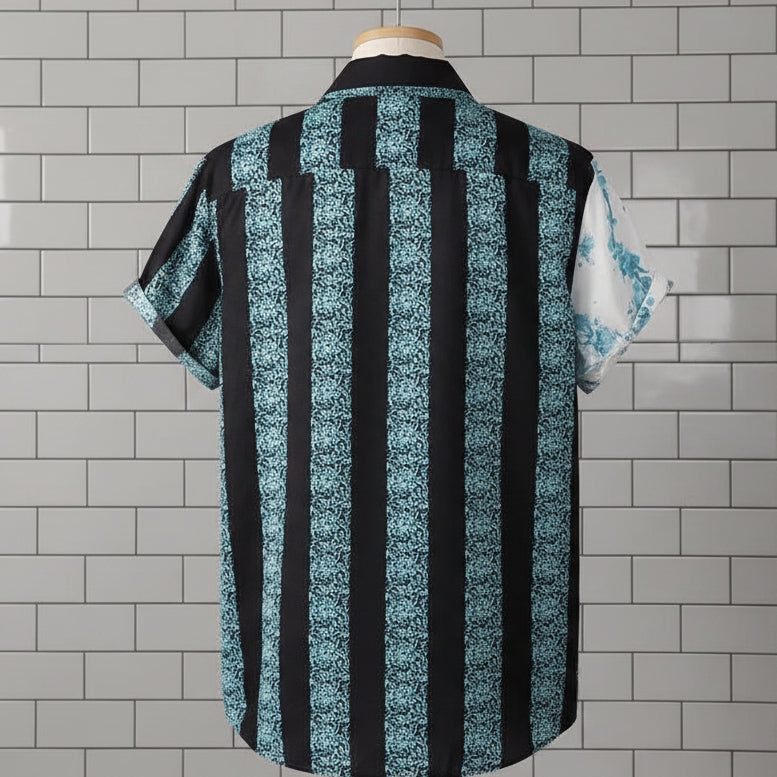 Men Regular Fit Printed Casual Shirt with modern print design and soft breathable fabric for stylish daily and casual wear