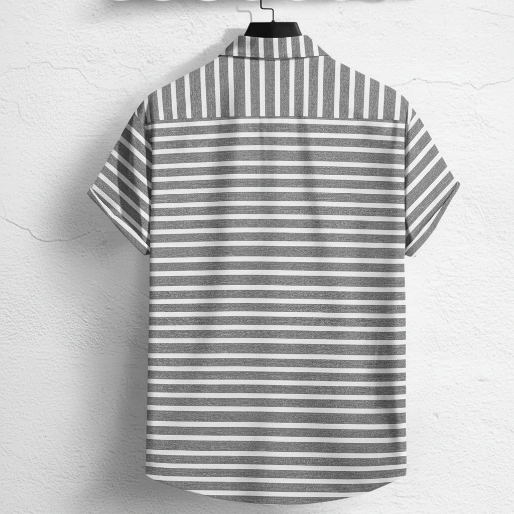 Men Regular Fit Printed Spread Collar Casual Shirt with stylish print and soft breathable fabric for daily and smart casual wear