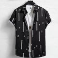 Men Regular Fit Printed Spread Collar Shirt