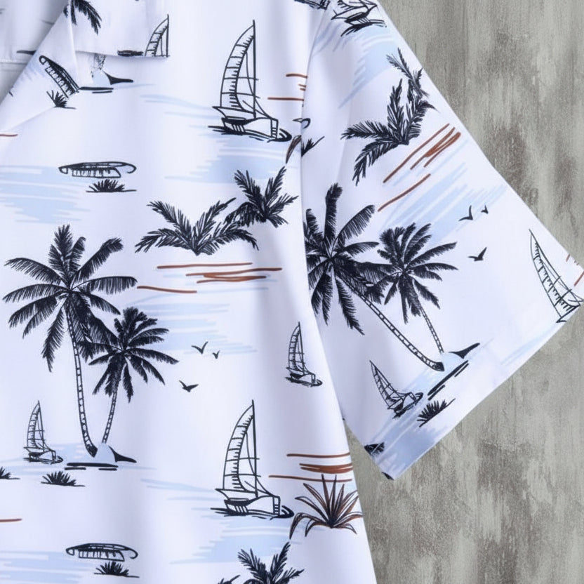 Men Regular Super Slim Fit Printed Ribbed Collar Casual Shirt with stylish print and ribbed collar design for comfortable and trendy casual wear